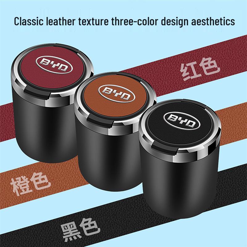 LED Car Ashtray for BYD Models: Seal 06, Seagull, Song Qin L, Tang Dolphin, Han Yuan