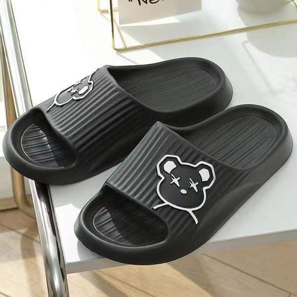 Hausschuhe Damen Sommer Paar Home Rutschfestes Badezimmer Dicke Unterseite Indoor Home Männliche Modelle Sandalen