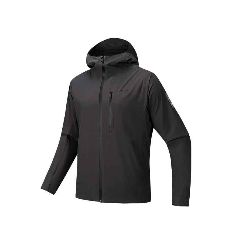 Anta Minimalist Solid Color Comfortable Versatile Hooded Zipper Windbreaker Men outerwear 152547624-3