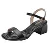 Moda Nuove 2024 Sandali Donna Sexy Estivi Ciabatte Tacchi Alti Quadrati Punta Aperta Ciabatte Scarpe da Festa Sandali Donna per Donne