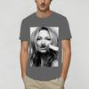 Kate Moss Cotton T Shirt For Unisex Summer Street Style TShirts ONeck Fashion Tees Oversize Wholesale Clothing