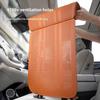 All-Season Luxury Car Leg Rest Pad - Pinhole Ventilated Comfortable Leather Seat Cover with Extended Leg Rest