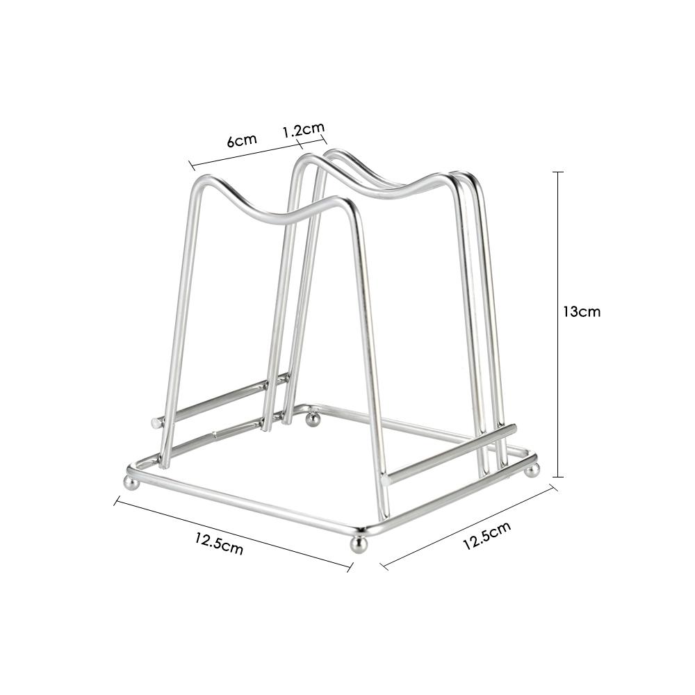 Stainless Steel Cutting Board Holder Chopping Board Stand Rack Kitchen Household Organizer