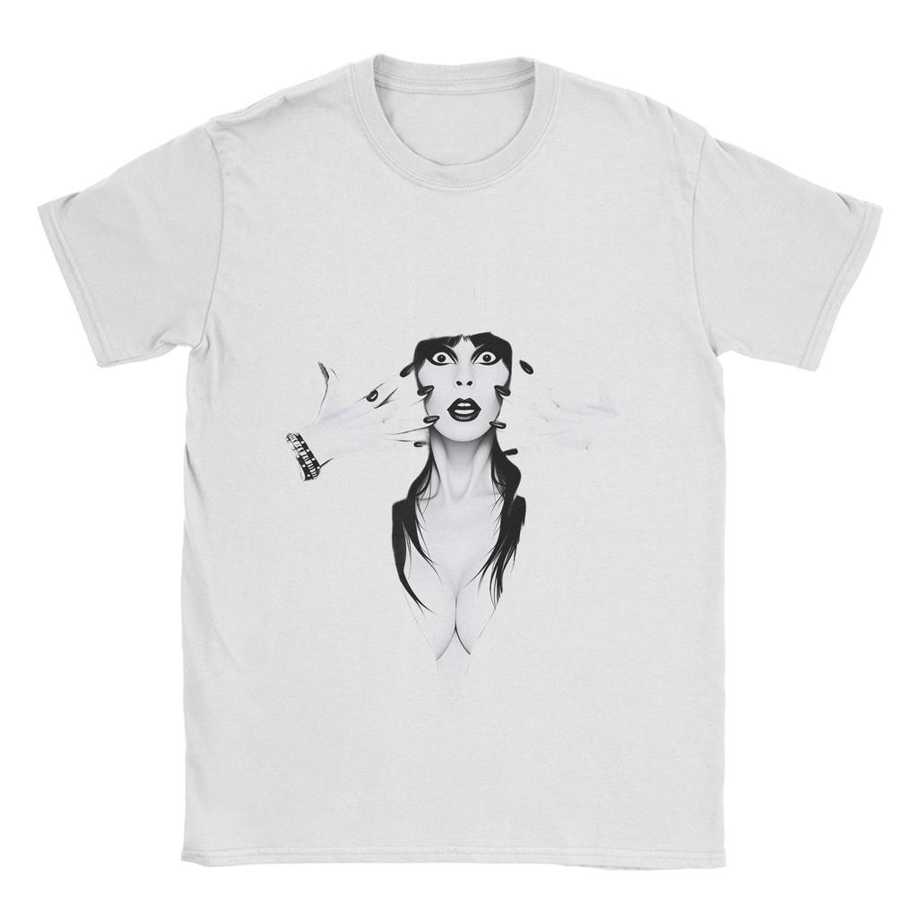 Summer Elvira Mistress of The Dark Novelty T-Shirts  Cotton Tee Shirt for Male Y2K Casual Design Short Sleeve Tees