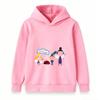 Kids Boys Girls Cartoon Fairy Dwarfs Print Hooded Sweatshirt Casual Pullover Hoodie for Children Daily Wear