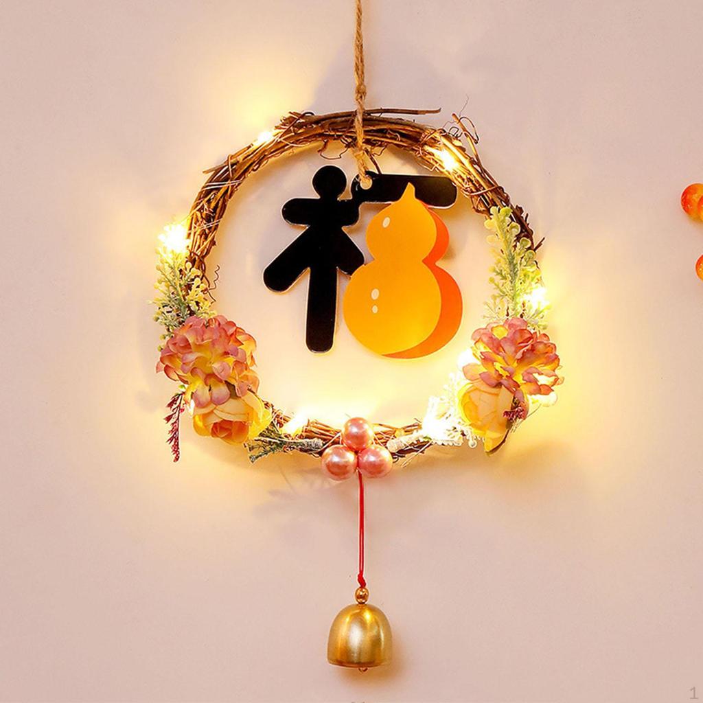 Chinese Year Garland with Lights of The Snake Door Decoration