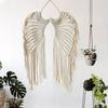 Macrame Wing Tapestry with Tassels Background Wall Decoration Wall Hanging Ornaments  Bedroom