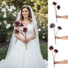 Handmade Craft Fake False Flowers 75cm Length Fake Flowers New Bridal Bouquet  Outdoor Decor