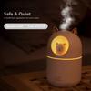 Cute Cat Cool Mist Humidifier for Home,Cat Night Light Essential Pure Air for Baby Room,Easy Clean Quiet Operation White