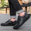 Nowe Męskie Buty Casual Wygodne Oddychające Modny Styl Mokasyny Skórzane Ręcznie Robione Casualowe Mokasyny Mieszkania Trwałe Buty