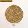 Moroccan Hand-Woven Straw Wall Hanging Decor