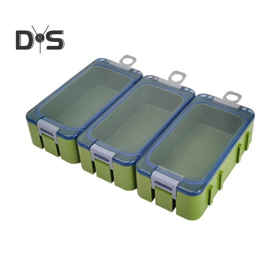 

3 шт./компл. коробка для рыболовных приманок, светящаяся в темноте, портативная водонепроницаемая, прочная, искусственная рыболовная приманка, крючок, аксессуары, органайзер, кейс для хранения, контейнер зелёный