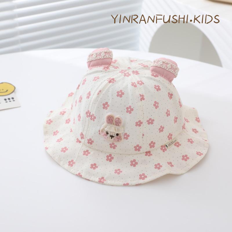 Baby Fisherman Hat Spring New Baby Sun Basin Hat Girl Super Cute Princess Hat Children's Cute Hat Trendy Hat