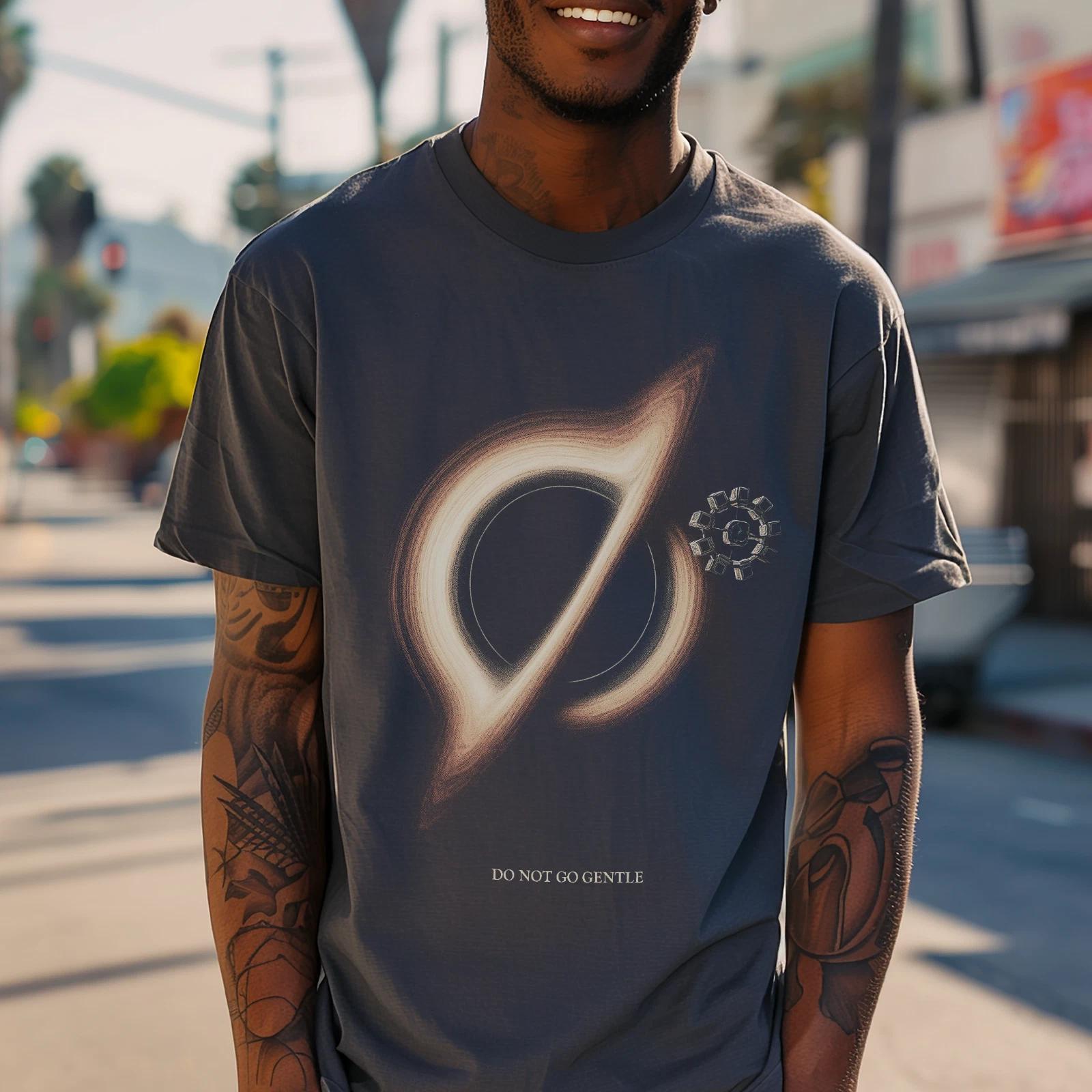 Interstellar T shirt Gargantua Black Hole | Comfort Colors Sci-Fi Film Tee XL