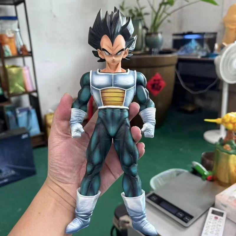 

28cm Dragon Ball Jmy Vegeta Premium Figures Painted Resin Statue Saiyan Gk Anime Model Toy Desktop Ornament Collectible Gift 1/6 Round Sensory with box