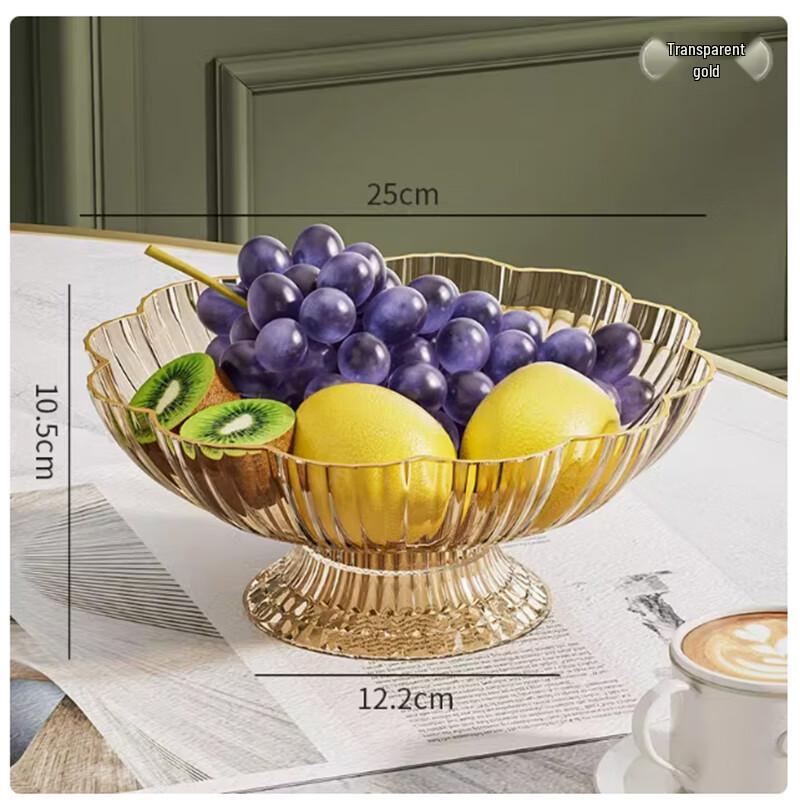 Saintbailai Light Luxury Draining Plastic Fruit Plate