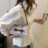 Trendy and beautiful women's handbags, new plaid fashion versatile casual shoulder armpit bags