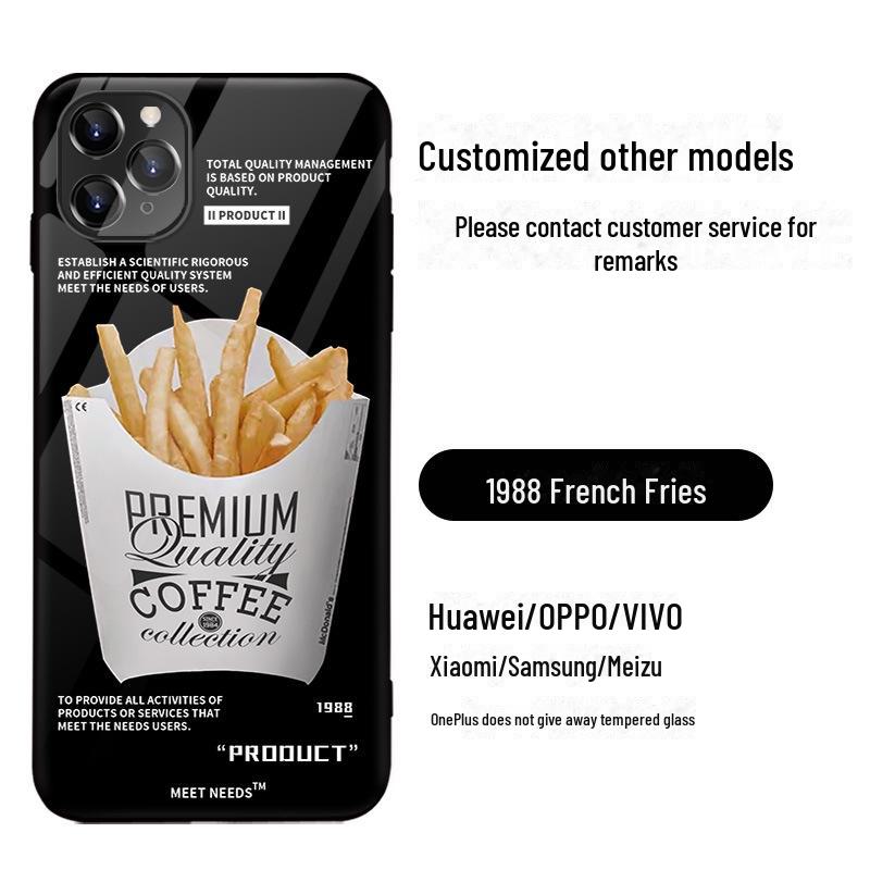 Compatible Apple 15/14 Pro Max Tempered Glass Case, Trendy 2023 Design.