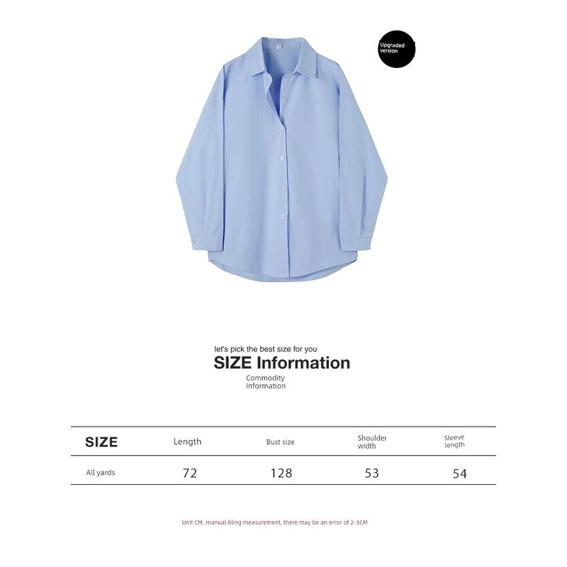 

Shiyiyue Homemade Blue Shirt Women s 2025 Autumn Stylish Niche Style Small Inner Wear Bandage Dress White Shirt Blue (Upgraded) One size