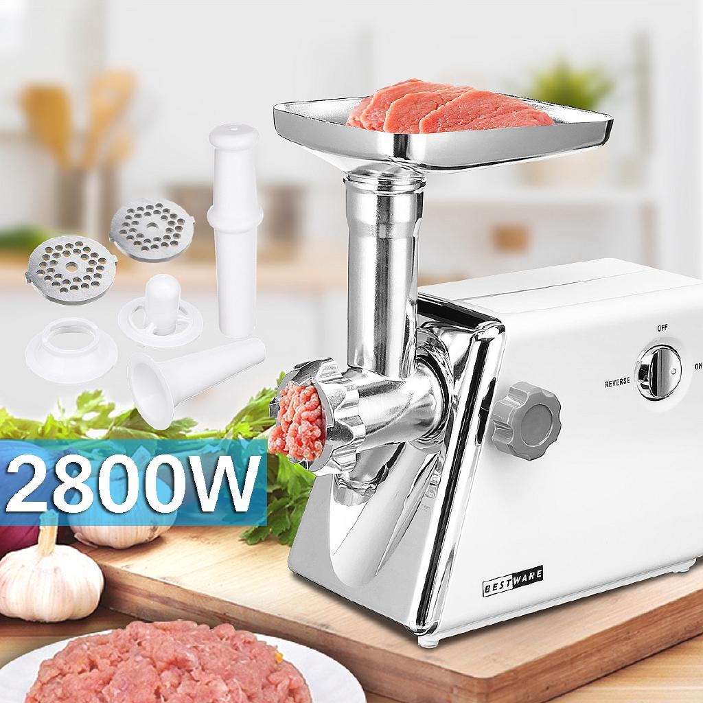 220V-240V 2800W 15x34x33cm Multifuncțional Electric Mașină de Tăiat Carne Mașină de Cârnați Tocător Instrument de Bucătărie Trei Discuri de Măcinare