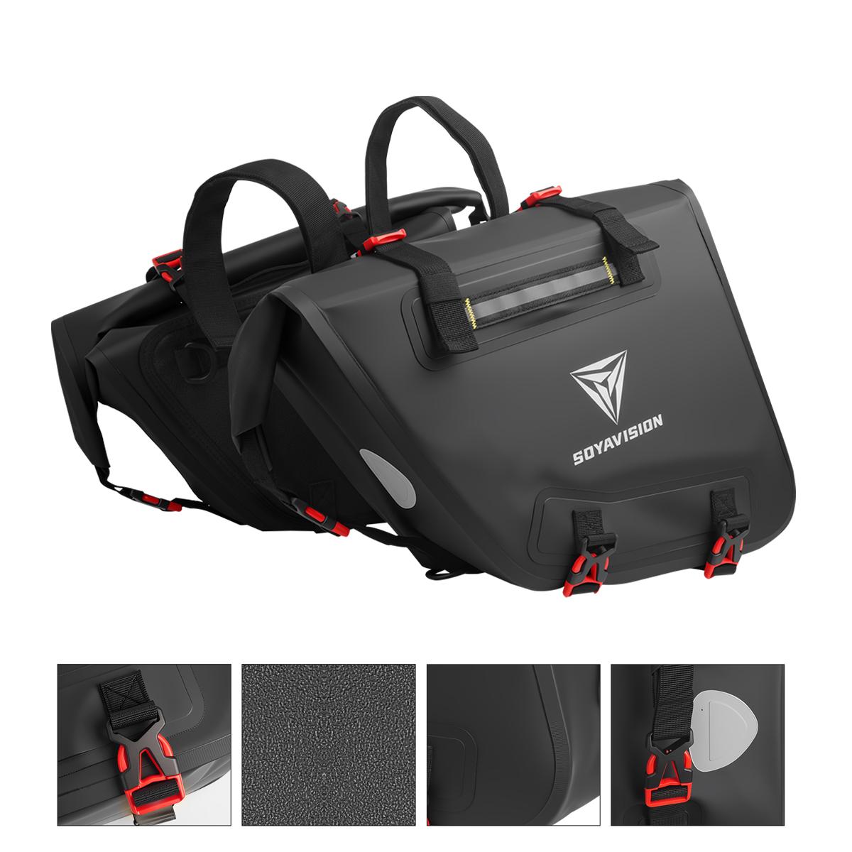 

1 Pair Motorcycle Saddlebag Universal Side Storage Luggage Bag Tool Pannier Saddle Bag Waterproof For Harely/Suzuki/Yamaha/Honda