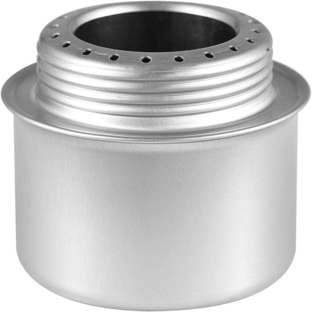 With Lid Portable Camping Stove Aluminum Alloy Backpacking Burner Mini Mini Alcohol Stove Camping