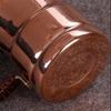 Braided Handle Copper Mug for Beer Milk and Juices with Comfortable Grip Drinking Cup Kitchen Essential