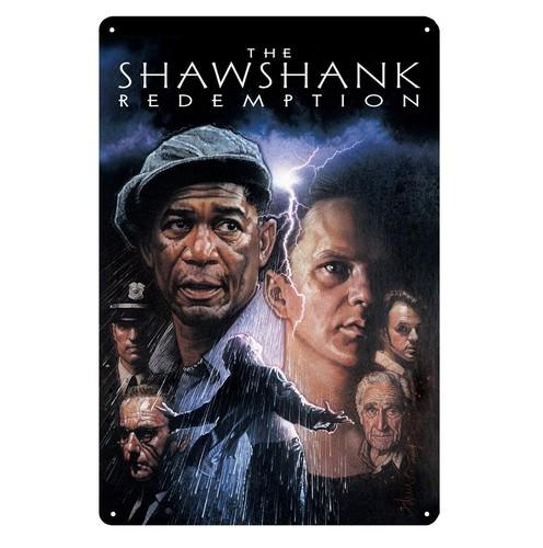 The Shawshank Redemption Movie Metal Poster Tin Sign xcm Plate 20x30cm(7.8x11.8inch)