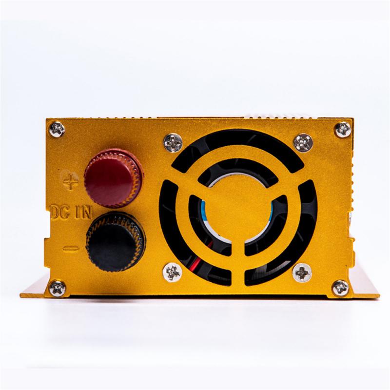 1600W-3000W Pure Sine Wave DC 12V/24V To AC 220V Transformer Convert Multi-function Socket Converter Car Inverter