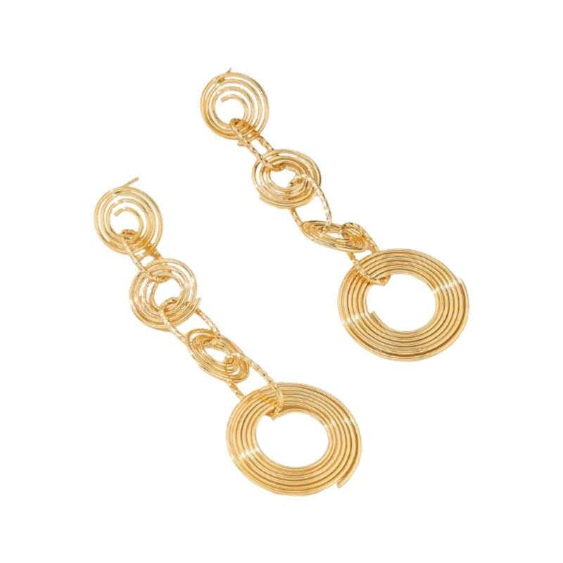 Modern Design Geometric Drop Earrings Geometric Stainless Steel Dangle Earrings Accessory For Fashion Forward Women