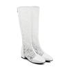 Women's Low-heeled Net Boots Spring and Summer New Thick-heeled Net Boots Sexy Versatile Large-size Guy Cool Boots