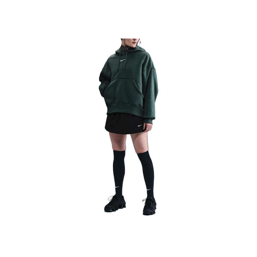Nike Sportbekleidung Mode Bequem Lässig Weich Logo Pullover Hoodie Damen Hoodies Dunkelgrün DQ5859-338