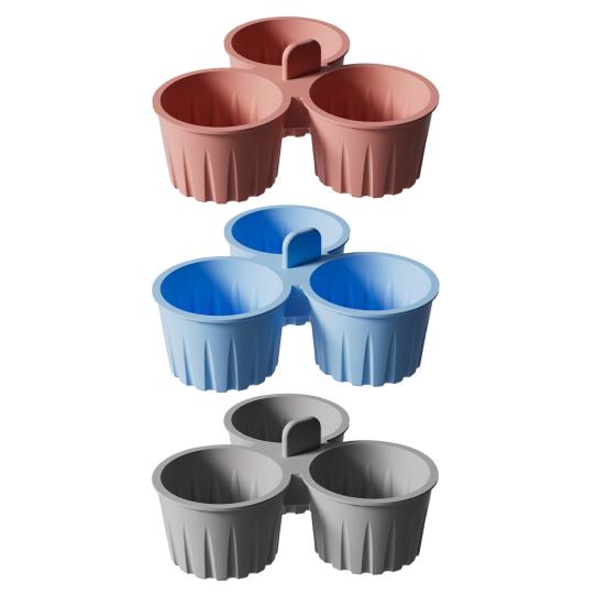 Silicone Cake Mold for Air Fryer Non-Stick Boiled Egg Tart Mold Pudding Dessert Mold High-Temperature Resistant Dishwasher Safe Baking Cups