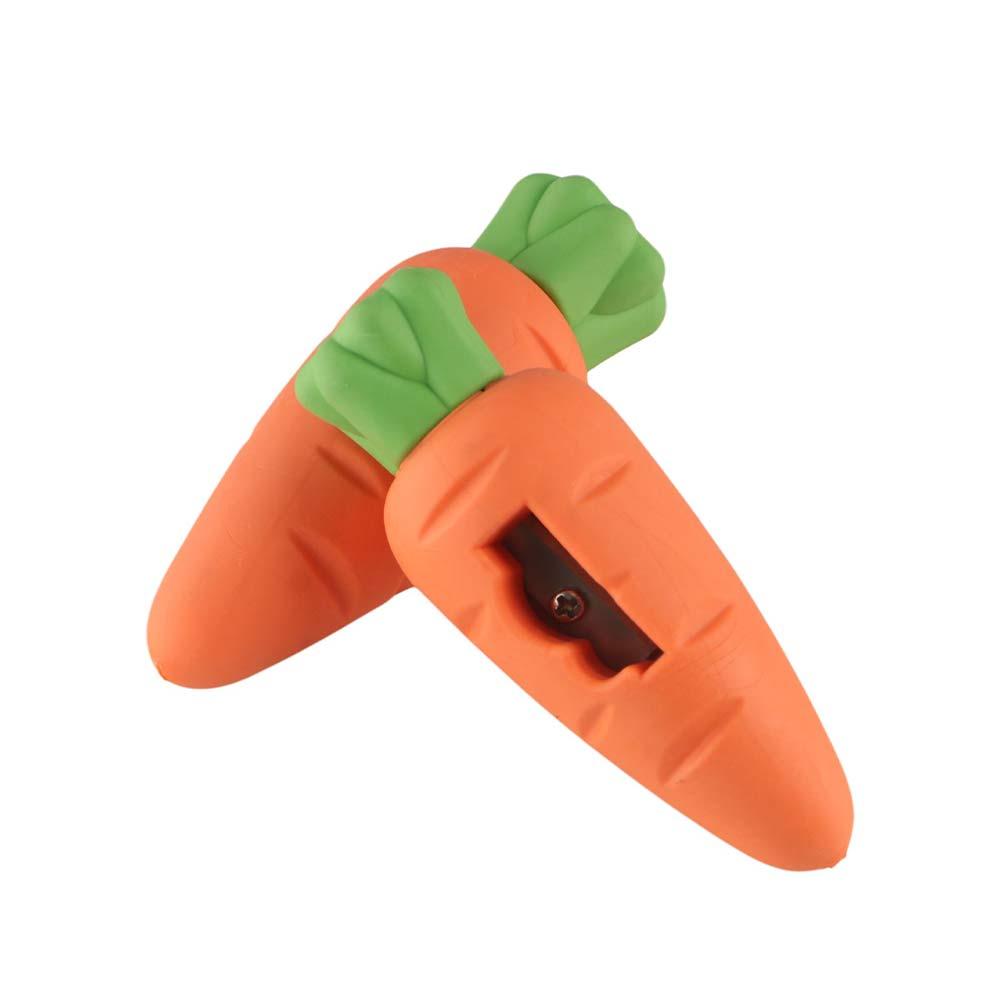 

Точилка для карандашей Большие фруктовые ластики 2 в 1 Большой ластик-морковь Мягкие ластики для карандашей Школьные принадлежности зелёный