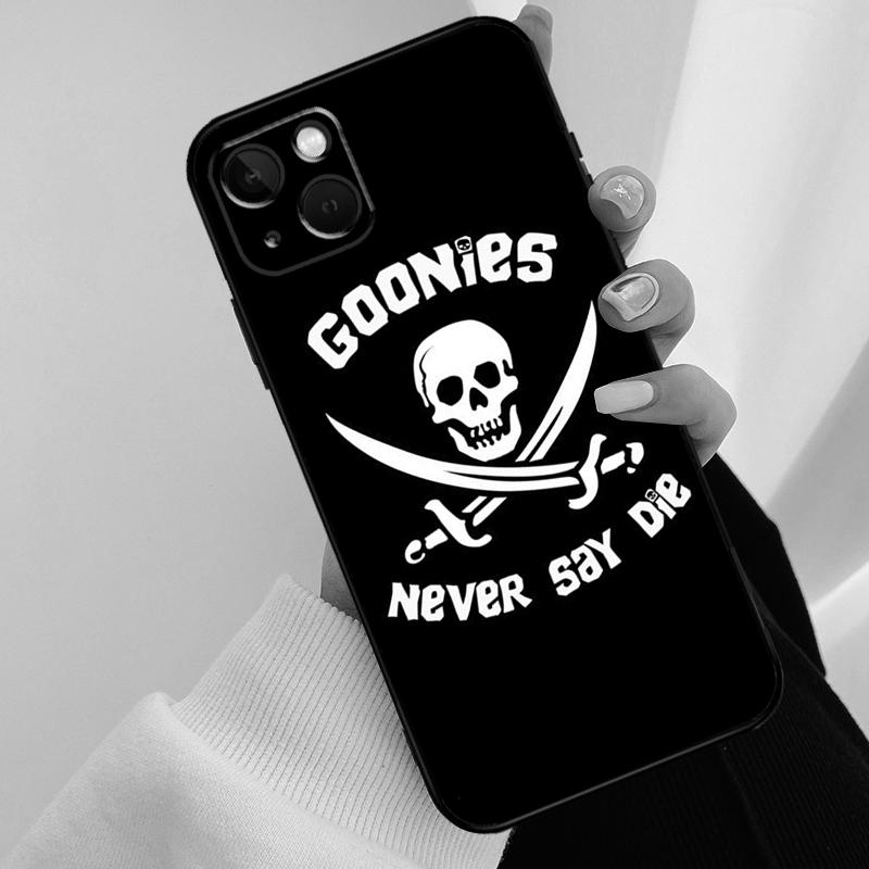 Goonies Phone Case For iPhone 13 14 15 16 Pro Max 11 12 XS XR X Plus Shockproof Bumper Soft Cover
