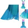 Girl's Little Mermaid Ariel Princess Dress Cosplay Costume For Children Beautiful Mermaid Skirt For Girls' Parties And Performances