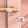 3pcs Portable Silicone Door Stopper Cartoon Anti-Shock Doorknob Bumper Pad Punch-free Silent Wall Protector for Bedroom
