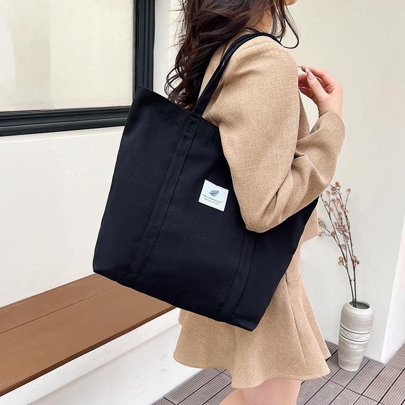 Tote bag, file bag, storage bag, large capacity, new shoulder bag, urban simple bag.