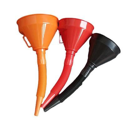Large Plastic Multi-caliber Refueling Funnel with Filter Hose for Car and Motorcycle Oil and Gasoline.
