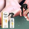 OUHOE Fotexfolieringsspray 200 ml med Salicylsyra Exfolierar Skonsamt och Mjukgör Fötterna med Bekväm Spraydesign Lämplig för Alla Kön