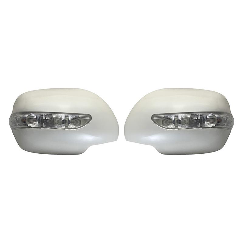 Door Mirror Cover With Led For Toyota Landcruiser Prado 4Runner N210 2003 2004 2005 2006 2007 2008 2009 Car Rearview Accessories