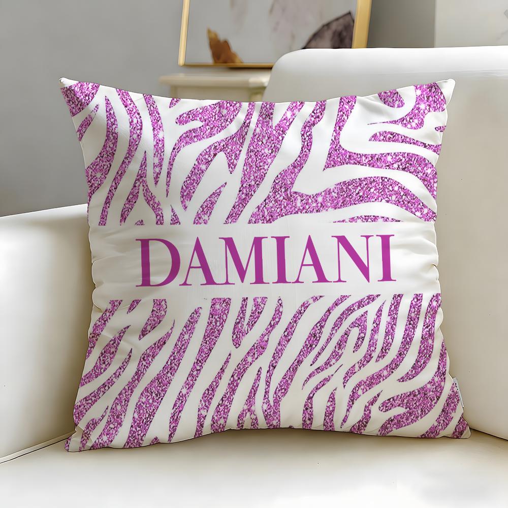 Klassische Schmuckmarke Damiani Kissenbezug Cushion Cover Weich & Leicht zu Waschen – Vielseitig für Sofa, Bett, Reisen und Büro