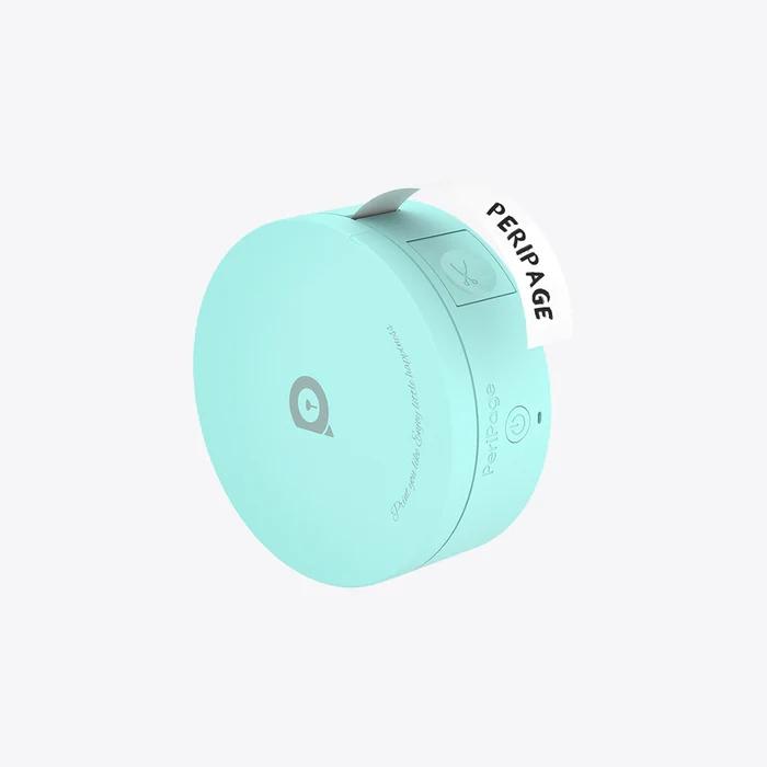 Mini imprimantă termică de etichete fără cerneală Mașină de făcut etichete Bluetooth fără fir pentru imprimarea etichetelor telefonului mobil + 2 role de hârtie