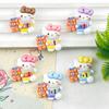Cartoon Cat DIY Resin Accessories: Tie, Cream Glue, Phone Chain, Pendant, Buckle, Hair Clip, Ornaments.