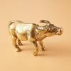 Brass Chinese Ox Year Mascot Incense Sticker