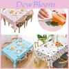 Waterproof Peva Tablecloth With Adorable Cartoon Design Perfect For Home Dining Decor