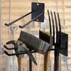 Wall Hanging Garden Tool Rack Metal Construction For Balcony Shed Storage Organizer for Shovel Rake Broom