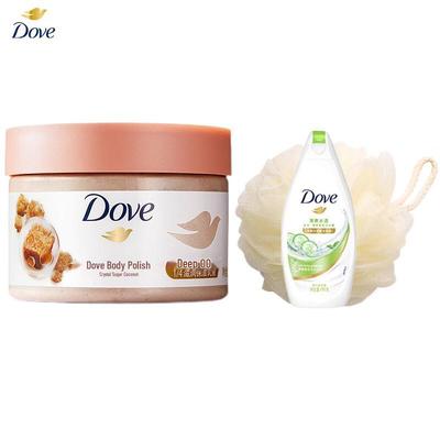 Dove Brown Sugar Coconut Body Scrub Set