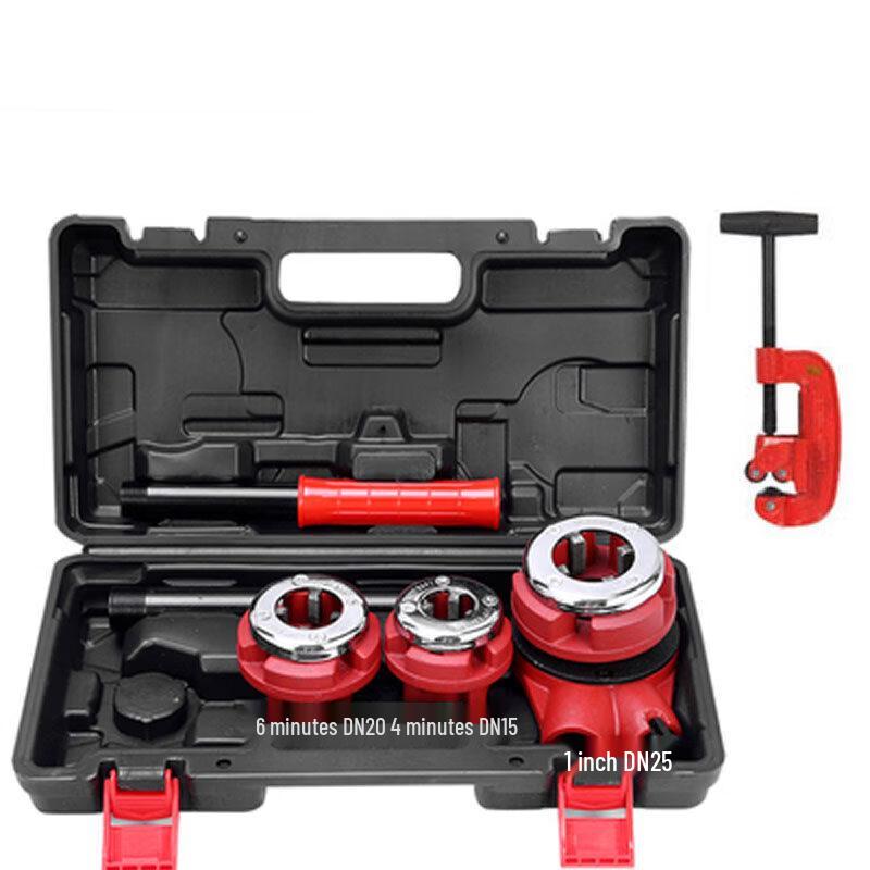 Jiashuer Handheld Manual Pipe Threading Machine CN Plug (adapter Included)
