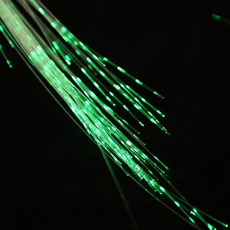 LED Fiber Optic Whip 7 Color Changing Glowing Light Up Whip for Rave Dance EDM Festival Stage Light Show